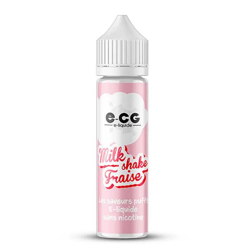 Comparer Milkshake Fraise 50ml - E-CG - E-liquides avec un prix minimum de 12.50€