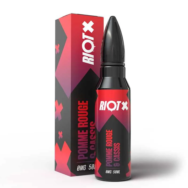 Comparer Pomme Rouge & Cassis 50ml - Riot X - E-liquides avec un prix minimum de 16.90€