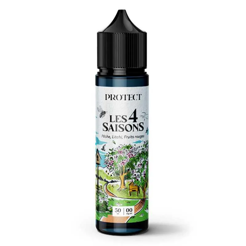 Comparer Pêche Litchi Fruits Rouges 50ml - Les 4 Saisons - Protect - E-liquides avec un prix minimum de 19.90€