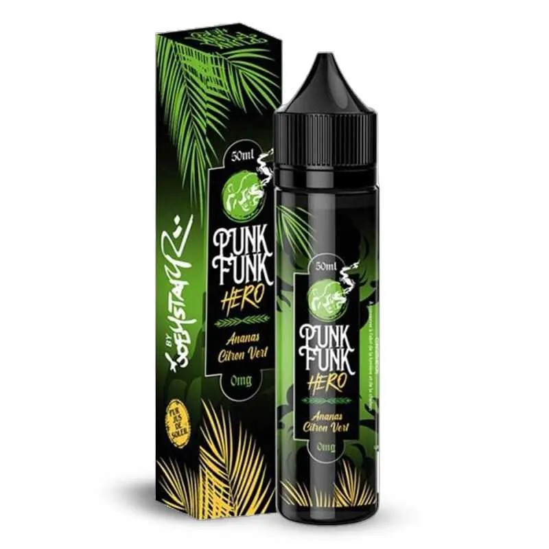 Comparer Ananas Citron Vert 50ml Punk Funk Hero - E-liquides avec un prix minimum de 21.90€