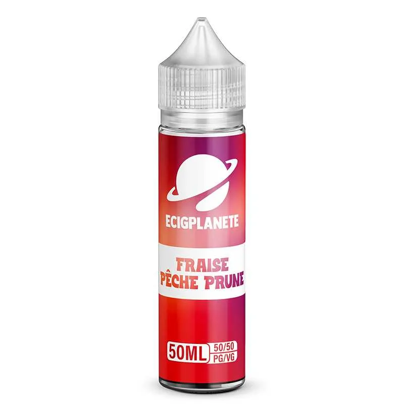 Comparer Fraise Pêche et Prune 50ml - Ecigplanete - E-liquides avec un prix minimum de 10.00€