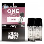 Comparer 2x Cartouches Préremplies - UNITED - Easy POD e-tasty - E-liquides avec un prix minimum de 8.49€