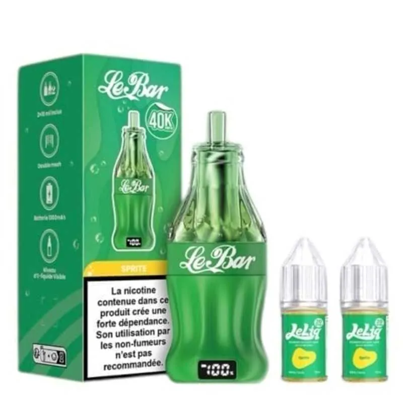 Comparer Puff LeBar 40K - 20 mg - Sprite - Cigarettes électroniques avec un prix minimum de 18.90€