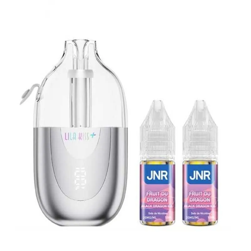 Comparer Puff Lila Kiss+ 46K JNR - 20 mg - Black Dragon Ice - Cigarettes électroniques avec un prix minimum de 15.90€