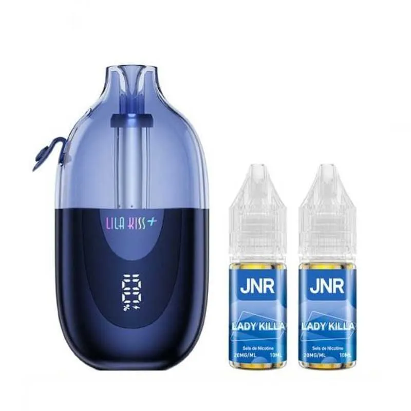 Comparer Puff Lila Kiss+ 46K JNR - 20 mg - Lady Killa - Cigarettes électroniques avec un prix minimum de 15.90€