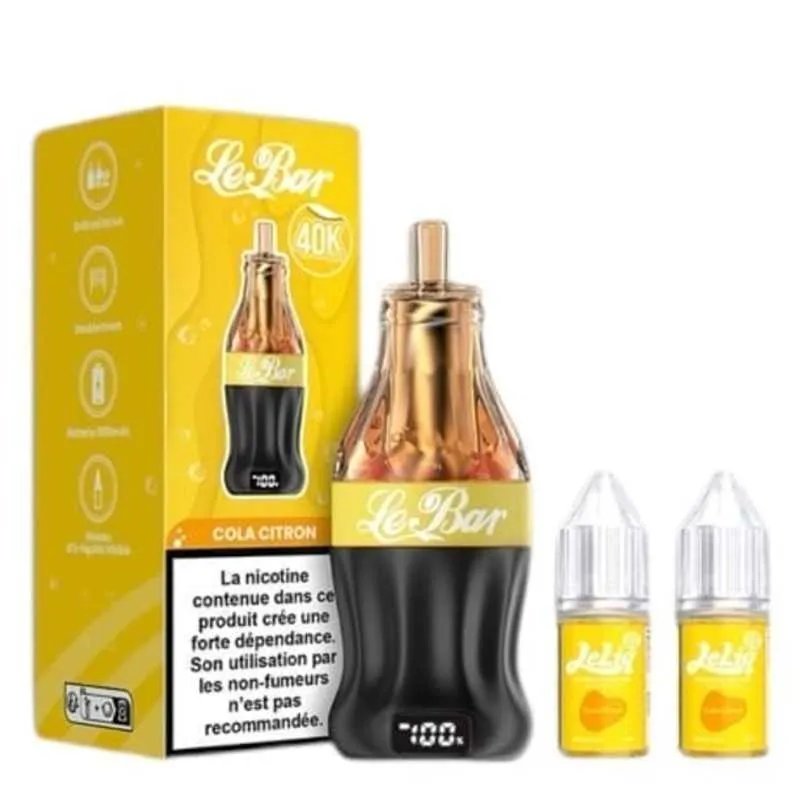 Comparer Puff LeBar 40K - 20 mg - Cola Citron - Cigarettes électroniques avec un prix minimum de 18.90€