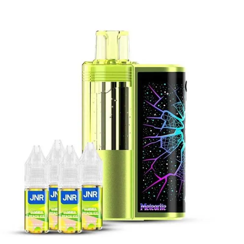 Comparer Puff Meteorite 100k JNR - 20 mg - Summer Peach Ice - Cigarettes électroniques avec un prix minimum de 26.90€