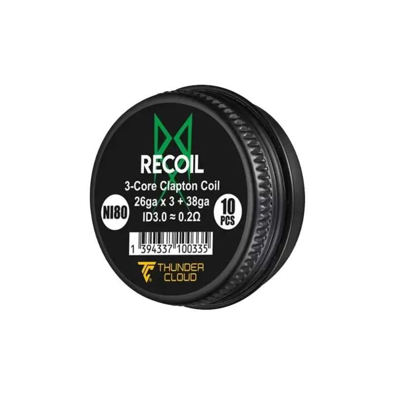 Comparer Coil 3 Core Clapton Ni80 - Thunder Cloud X Grimm Green - Cigarettes électroniques avec un prix minimum de 5.90€