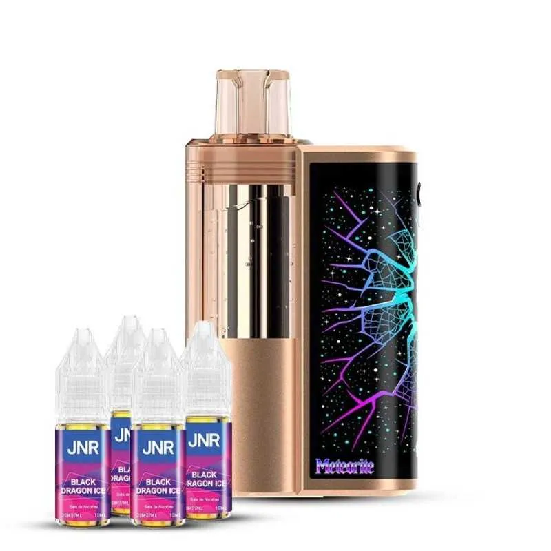 Comparer Puff Meteorite 100k JNR - 20 mg - Black Dragon Ice - Cigarettes électroniques avec un prix minimum de 26.90€