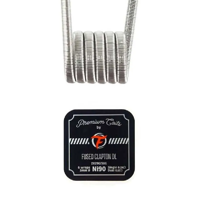 Comparer Coil Fused Clapton DL Ni90 - Fumytech - Cigarettes électroniques avec un prix minimum de 3.90€
