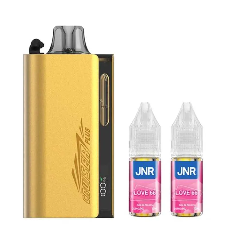 Comparer Puff Cruiser Plus 37K - JNR - 20 mg - Love 66 - Cigarettes électroniques avec un prix minimum de 18.90€