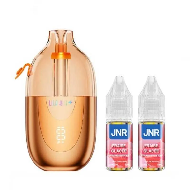 Comparer Puff Lila Kiss+ 46K JNR - 20 mg - Strawberry Ice - Cigarettes électroniques avec un prix minimum de 15.90€