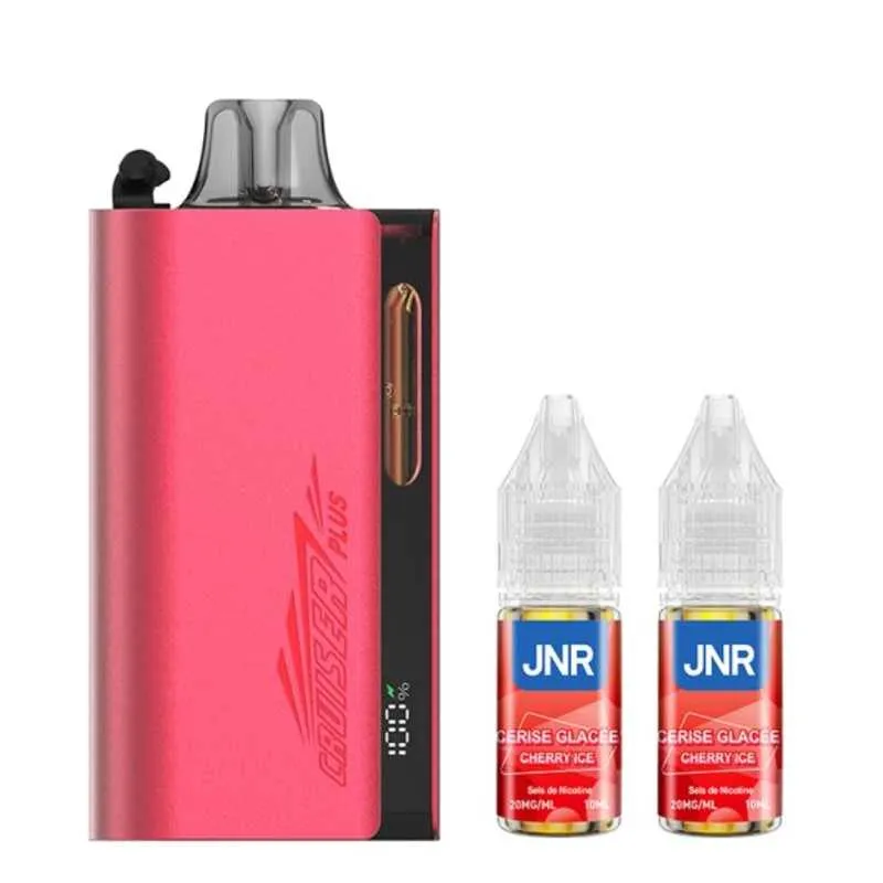 Comparer Puff Cruiser Plus 37K - JNR - 20 mg - Cherry Ice - Cigarettes électroniques avec un prix minimum de 18.90€