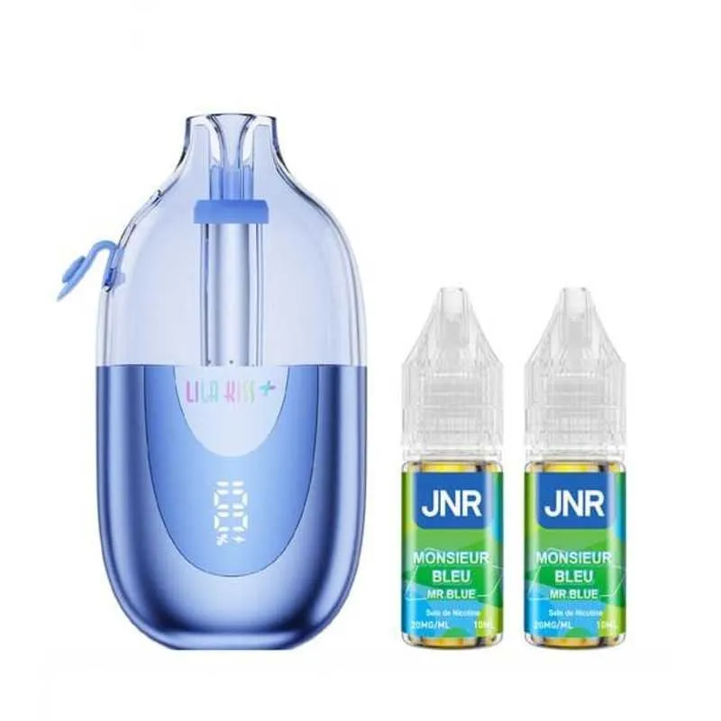 Comparer Puff Lila Kiss+ 46K JNR - 20 mg - Mr Blue - Cigarettes électroniques avec un prix minimum de 15.90€