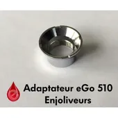 Comparer adaptateur eGo vers 510 (enjoliveur) - Cigarettes électroniques avec un prix minimum de 1.5€