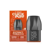 Comparer Recharge Pod Extract Tobacco X-Bar Click &amp; Puff - Cigarettes électroniques avec un prix minimum de 3.90€