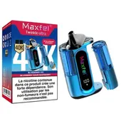 Comparer Puff Twinkle Ultra 40K Maxfel - 20 mg - Blueberry Ice / Blueberry Sour Raspberry - Cigarettes électroniques avec un prix minimum de 12.90€