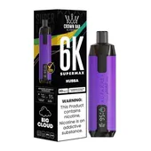 Comparer Puff SuperMax 6K Crown Bar - Al Fakher - 20 mg - Hubba - Cigarettes électroniques avec un prix minimum de 8.20€