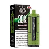 Comparer Puff HyperMax 30K Crown Bar - Al Fakher - 6 mg - Watermelon Kiwi - Cigarettes électroniques avec un prix minimum de 14.90€