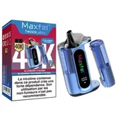 Comparer Puff Twinkle Ultra 40K Maxfel - 20 mg - Blueberry H'Bubba / Blueberry Raspberry H'Bubba - Cigarettes électroniques avec un prix minimum de 12.90€