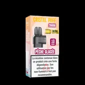Comparer Cartouche Cristal Puff 28K (x8) - 10 mg  - Pêche Glacée - Cigarettes électroniques avec un prix minimum de 9.90€