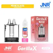 Comparer Cartouche Gorilla X - JNR - 20 mg - Summer Peach Ice - Cigarettes électroniques avec un prix minimum de 9.90€