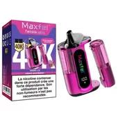 Comparer Puff Twinkle Ultra 40K Maxfel - 20 mg - Grape Ice / Grape Raspberry - Cigarettes électroniques avec un prix minimum de 12.90€