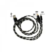 Comparer Câble USB tressé 3 en 1 - Charge rapide - Cigarettes électroniques avec un prix minimum de 3.90€