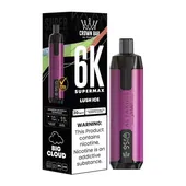 Comparer Puff SuperMax 6K Crown Bar - Al Fakher - 20 mg - Lush Ice - Cigarettes électroniques avec un prix minimum de 8.20€