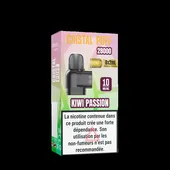 Comparer Cartouche Cristal Puff 28K (x8) - 10 mg  - Kiwi Passion - Cigarettes électroniques avec un prix minimum de 9.90€