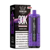 Comparer Puff HyperMax 30K Crown Bar - Al Fakher - 6 mg - Magic Love - Cigarettes électroniques avec un prix minimum de 14.90€