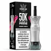Comparer Puff Cloud X Prime 50K Crown Bar - Al Fakher - 6 mg - Cherry Fiesta - Cigarettes électroniques avec un prix minimum de 19.90€