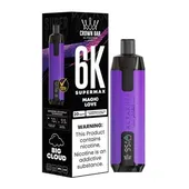 Comparer Puff SuperMax 6K Crown Bar - Al Fakher - 20 mg - Magic Love - Cigarettes électroniques avec un prix minimum de 8.20€