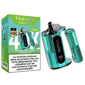Comparer Puff Twinkle Ultra 40K Maxfel - 20 mg - Kiwi Passion Fruit Guava / Stawberry Kiwi - Cigarettes électroniques avec un prix minimum de 12.90€