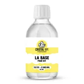 Comparer Base 50/50 - Cristal Vape - DIY avec un prix minimum de 3.50€