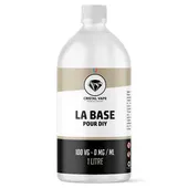 Comparer Base 00/100 1 litre - Cristal Vape - DIY avec un prix minimum de 9.85€